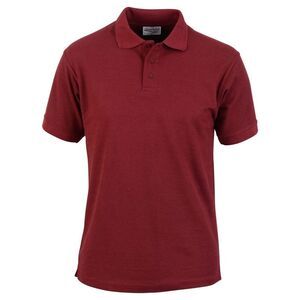Absolute Apparel Mens Precision Polo Shirt / Burgundy